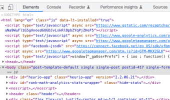 HTML class target Google Optimize